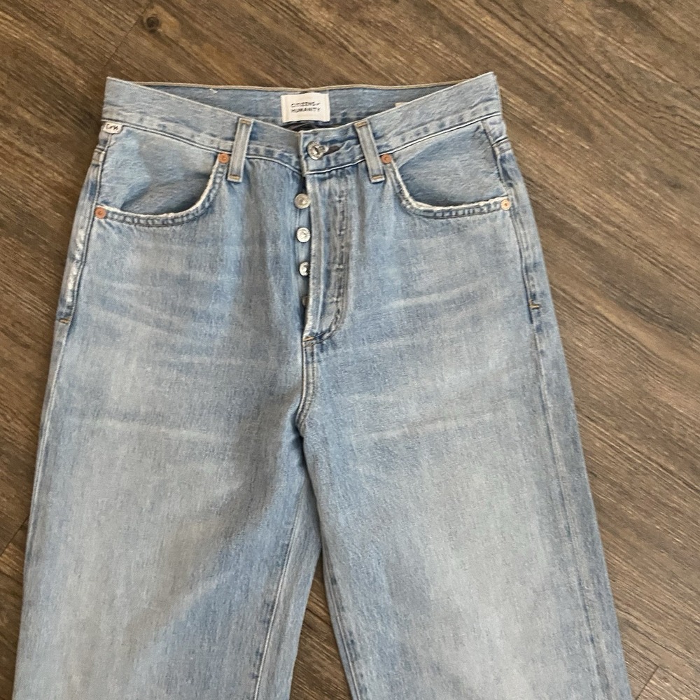 Citizens of Humanity Annina High Waisted Tularosa Light Blue Wash Jean Size 25 - Picture 5 of 11